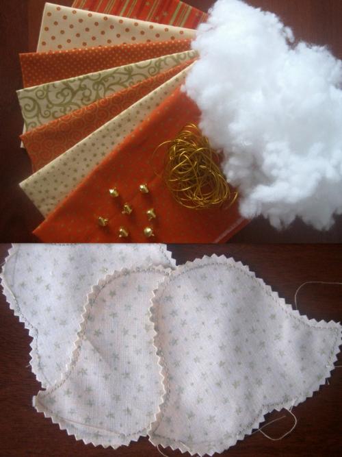 Игрушки новогодние из ткани. Елочные игрушки из ткани своими руками 03 Игрушки новогодние из ткани. Елочные игрушки из ткани своими руками 03