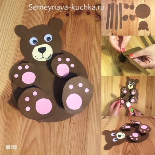 Поделки из бумаги для детей. НА ПРУЖИНКАХ.