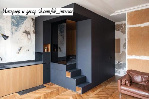 Квартирка — студия с интересным спальным местом 04