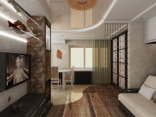 Перепланировка двухкомнатной квартиры со смежными комнатами. Преимущества глобального ремонта с демонтажем стен