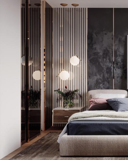 Спальня с гардеробной. Шикарный дизайн🔥🔥🔥 05