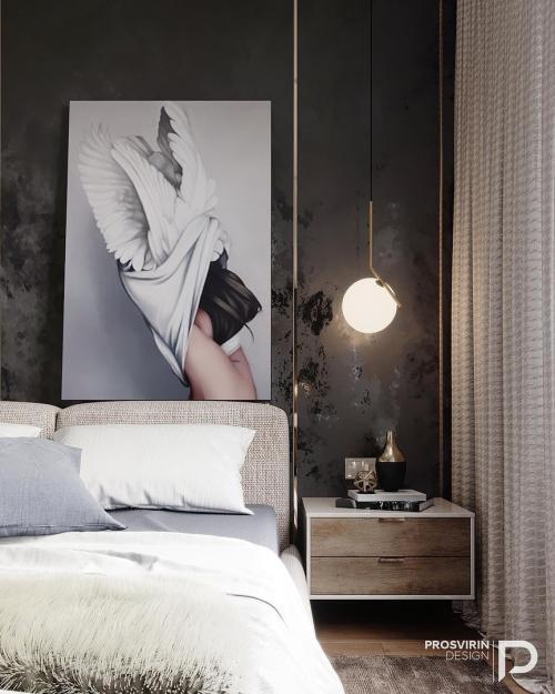 Спальня с гардеробной. Шикарный дизайн🔥🔥🔥 08