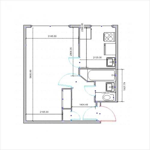 Перепланировка в двухкомнатной хрущевке. Преимущества перепланировки 25 Перепланировка в двухкомнатной хрущевке. Преимущества перепланировки 25