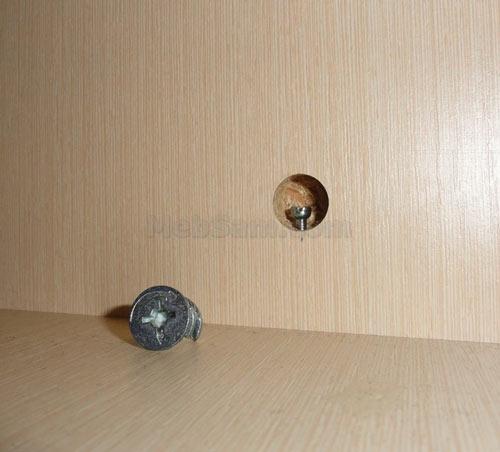 Как правильно собирать мебель стяжка эксцентриковая. Установка мебельного эксцентрика своими руками