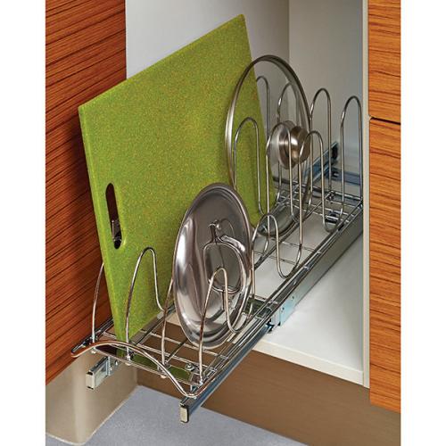 Держатель для крышек на дверцу. Ох уж эти крышки! Или 8 отличных идей для хранения крышек от кастрюль и сковородок.