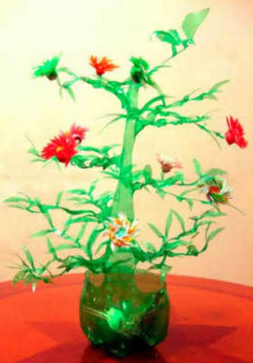 Цветы из пластиковой бутылки своими руками. Цветы из пластиковых бутылок для начинающих 02 Цветы из пластиковой бутылки своими руками. Цветы из пластиковых бутылок для начинающих 02