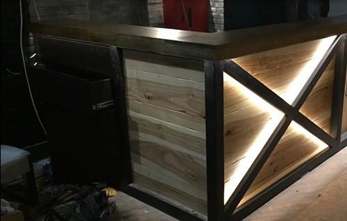 Из чего сделать барную стойку. Самостоятельное создание барной стойки в стиле лофт