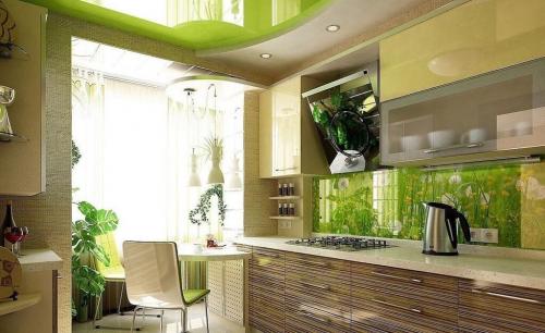 Темно зеленая кухня. Зеленый — это, какой?