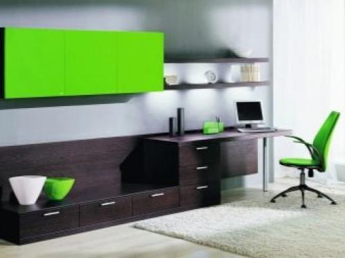 Гостиная с рабочим местом: тонкости зонирования помещения 23