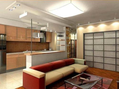 Ремонт в трехкомнатной сталинке. Интерьер в разного типа кухнях