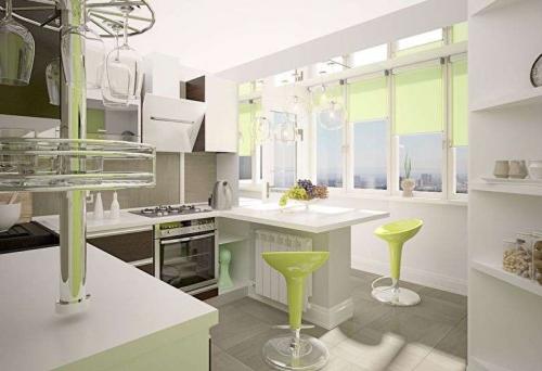 Ремонт в трехкомнатной сталинке. Интерьер в разного типа кухнях