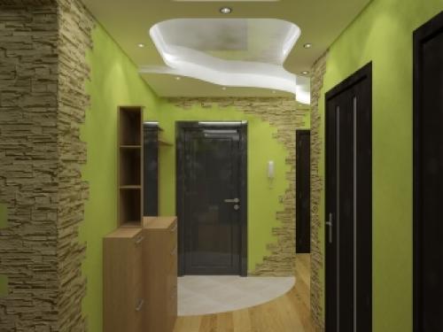 Узкий коридор в квартире. Мебель для прихожей в маленький коридор 01 Узкий коридор в квартире. Мебель для прихожей в маленький коридор 01