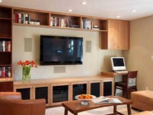 Гостиная с рабочим местом: тонкости зонирования помещения 20