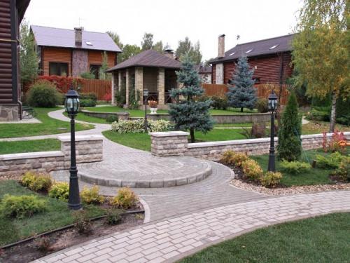 Уютный дворик своими руками в частном доме. Принципы планировки двора возле частного дома 05 Уютный дворик своими руками в частном доме. Принципы планировки двора возле частного дома 05