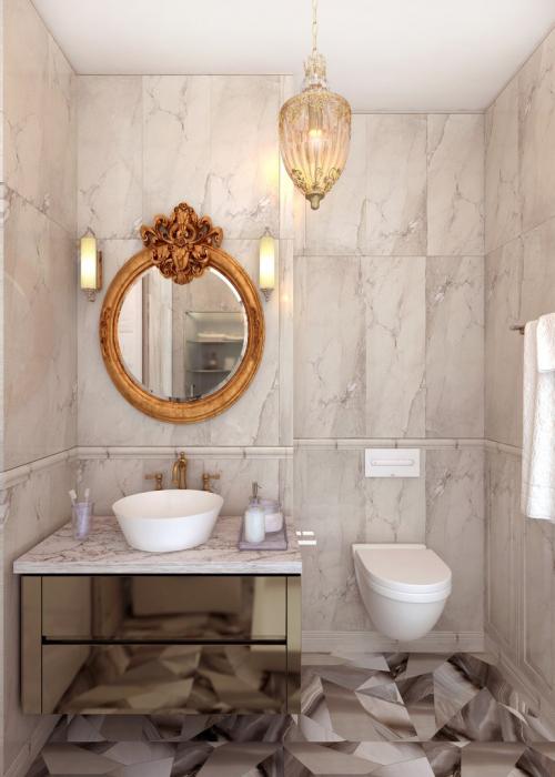 Уютная однокомнатная кварира с совмещенной комнатой и кухней 05