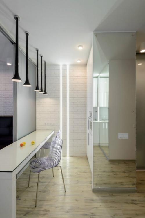 Как сделать комнату из кухни в однокомнатной квартире. Бюджетная «однушка», где вместо кухни – еще одна спальня 03 Как сделать комнату из кухни в однокомнатной квартире. Бюджетная «однушка», где вместо кухни – еще одна спальня 03