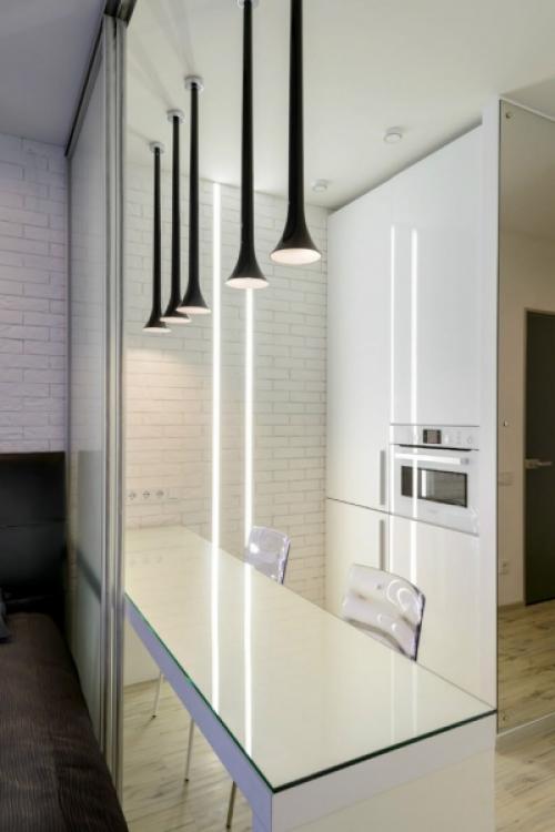 Как сделать комнату из кухни в однокомнатной квартире. Бюджетная «однушка», где вместо кухни – еще одна спальня 06 Как сделать комнату из кухни в однокомнатной квартире. Бюджетная «однушка», где вместо кухни – еще одна спальня 06