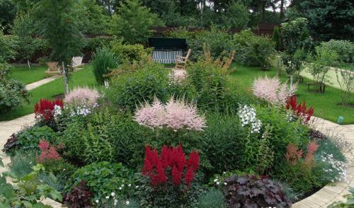 Клумба на газоне своими руками. Красивый цветник в вашем саду: как оформить миксбордер (с фото и видео)