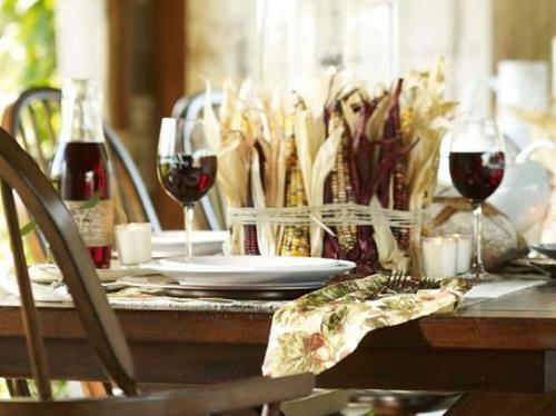 Оформление стола дары осени. Осенняя сервировка стола дарами природы (76 фото)