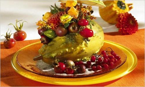 Оформление стола дары осени. Осенняя сервировка стола дарами природы (76 фото)