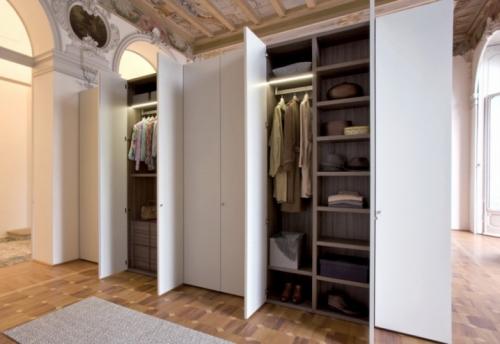 Вход в гардеробную в. Дизайн маленькой гардеробной комнаты - идеи и советы 15