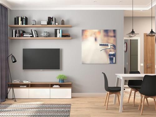 Дизайн однушки с семьи с ребенком. Однушка 35 кв. м для семьи с двумя детьми