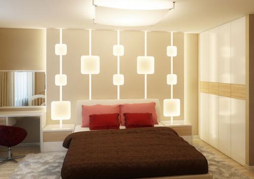 Дизайн двухкомнатной квартиры с объединенной гостиной и кухней 08