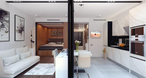 Однокомнатная квартира. Оцените современный дизайн 02