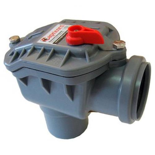 Канализация клапан обратный. Правильное расположение 03