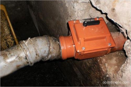 Канализация клапан обратный. Правильное расположение