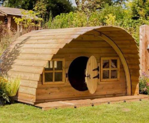 Детский домик хоббита. Впечатляющие домики хоббитов в дизайне вашей дачи