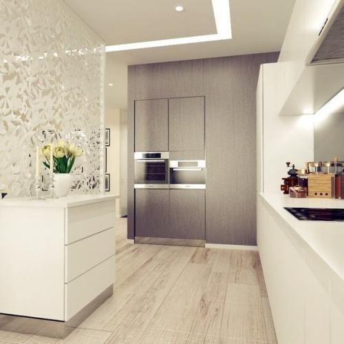 Очень красивое совмещение гостиной и кухни. А Вам нравится? 04