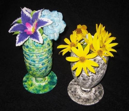 Как сделать вазу из пластиковой бутылки для цветов. Вазы из пластиковых бутылок 24