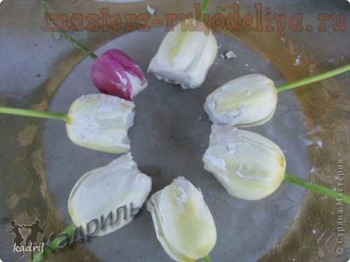 Цветы из гипса своими руками. Мастер-класс: Гипсовые отливки по тюльпанам 06 Цветы из гипса своими руками. Мастер-класс: Гипсовые отливки по тюльпанам 06