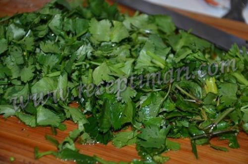 Грузинское рыбное блюдо пихта. 