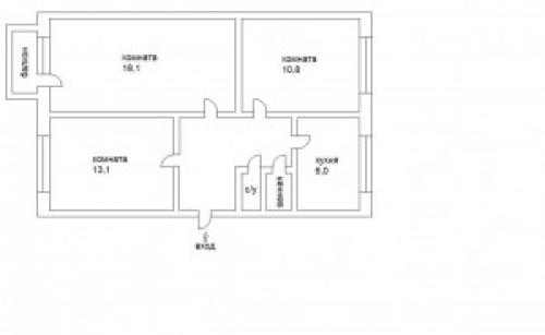Планировка трехкомнатной квартиры хрущевки. Планировка трехкомнатной хрущевки