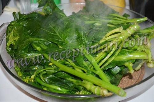 Грузинское рыбное блюдо пихта. 