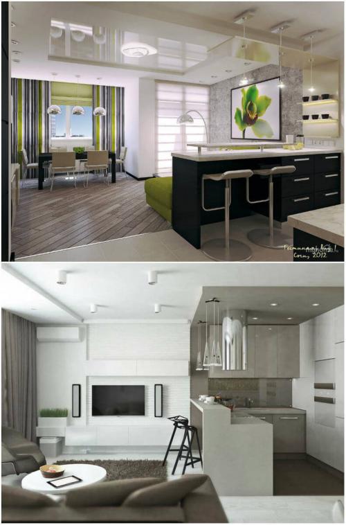 Кухня в нише гостиной. 5 фатальных ошибок при объединении кухни с гостиной 11 Кухня в нише гостиной. 5 фатальных ошибок при объединении кухни с гостиной 11