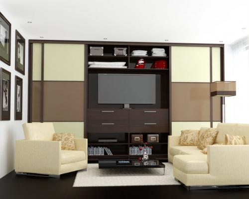 Шкаф купе в гостиную во всю стену. Шкаф в гостиную – дизайн мебели и организация полезного пространства (110 фото)