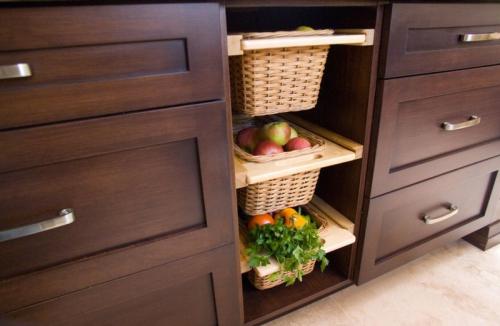 Где хранить овощи на кухне. 25 фото ящиков для овощей на кухне и советы дизайнера