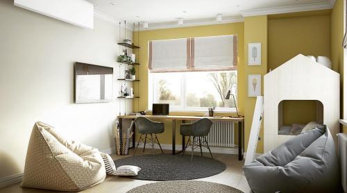 А вот ещё одна не детская детская)) Желтый цвет для детской: ДА/НЕТ..? 02