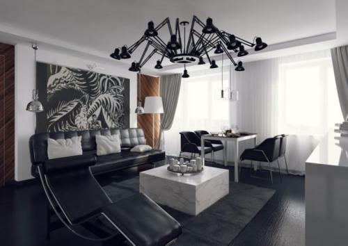 Гостиная без люстры. Люстра в гостиную: лучшие модели 2019 года