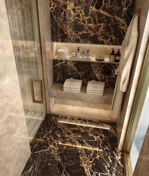 ⚜️Дизайн шикарной ванной комнаты. Как Вы относитесь к золоту в интерьере? 02