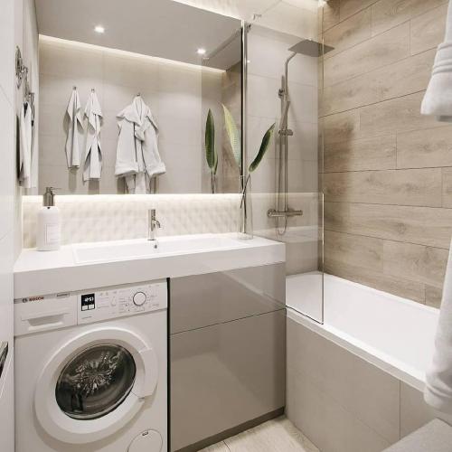 Какая ванная комната вам нравится больше всего 1 или 2? 02