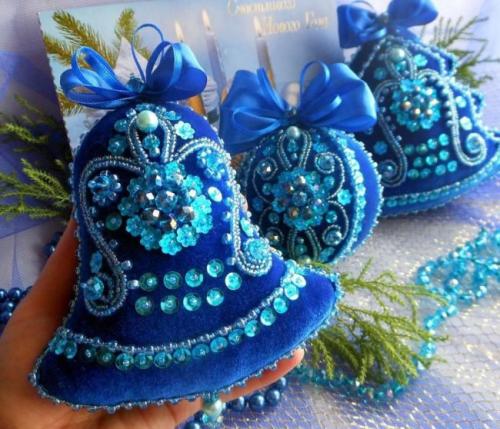 Елочные игрушки своими руками.