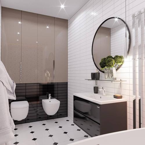 Какая ванная комната вам нравится больше всего 1, 2? 01