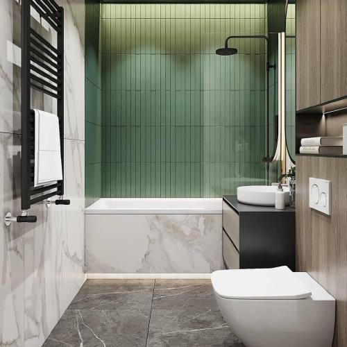 Какая ванная комната вам нравится больше всего 1, 2? 03