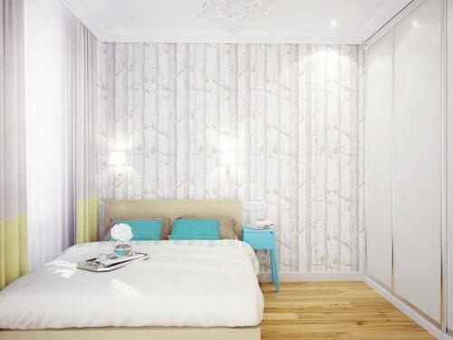 Небольшая светлая квартира с кухней — студией 04