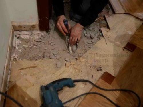 Намокла паркетная доска, что делать. Вздулась паркетная доска —, что делать?