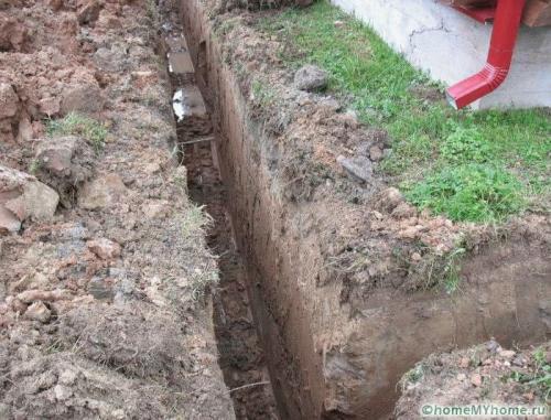 Дренаж в частном доме своими руками. Система дренажа вокруг дома 05 Дренаж в частном доме своими руками. Система дренажа вокруг дома 05